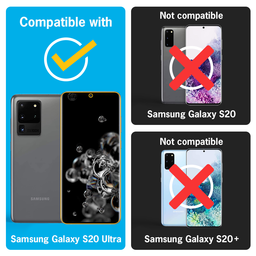 Compatible avec Samsung Galaxy S20 Ultra-2 Films de protection